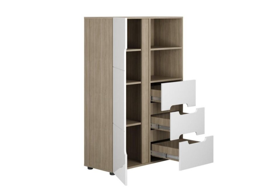 Шкаф 1-створчатый комбинированный "Палермо-3" ШК-019