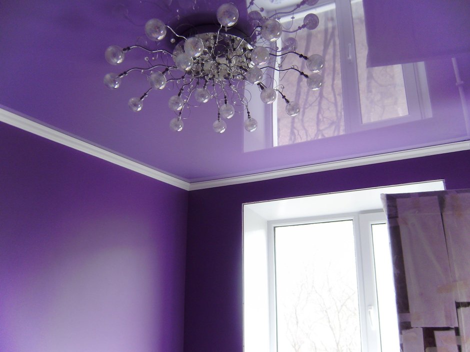 Глянцевые потолки