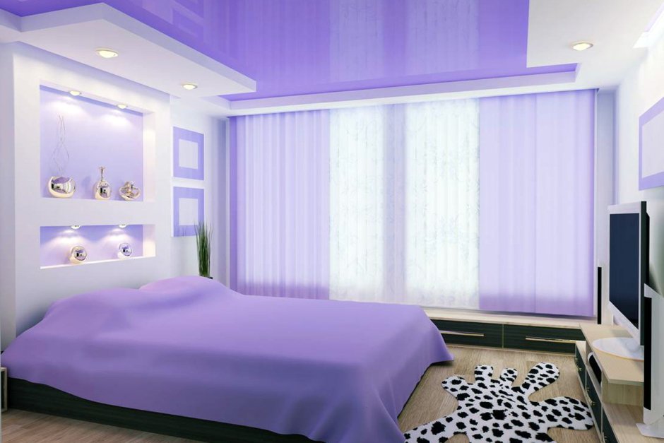Фиолетовая спальня