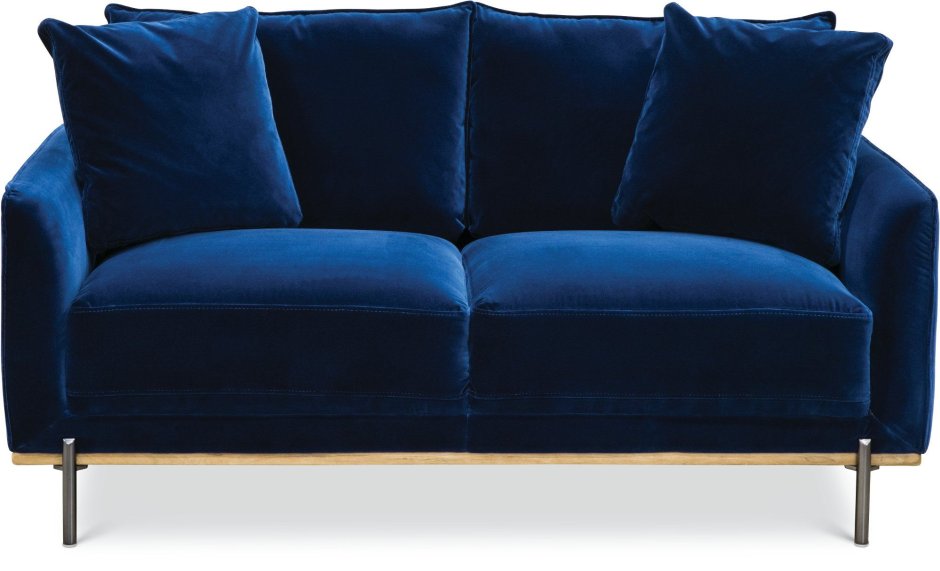 Диван Cube Blue Loveseat Sofa