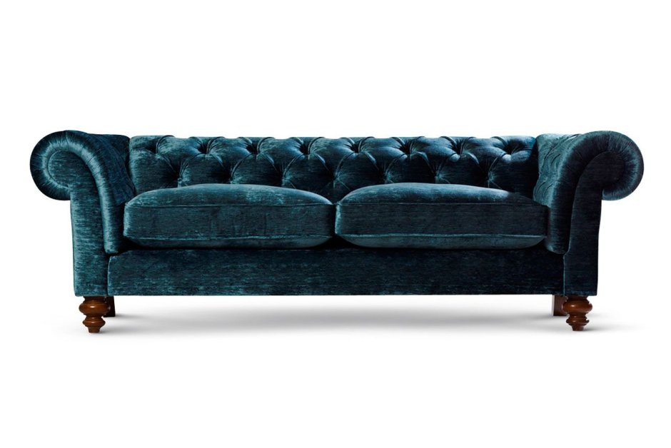 Бархатный диван Честер