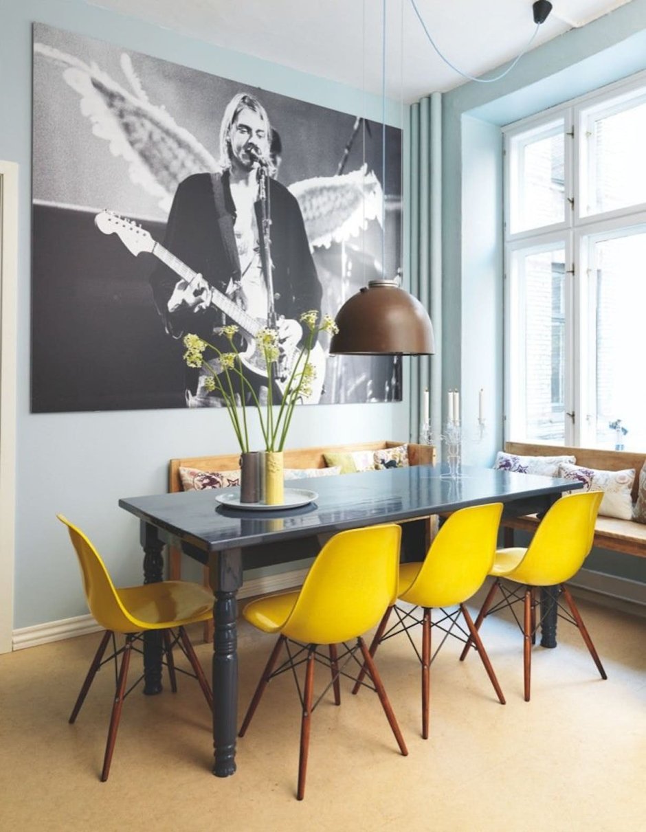 Стул Eames DSW Yellow