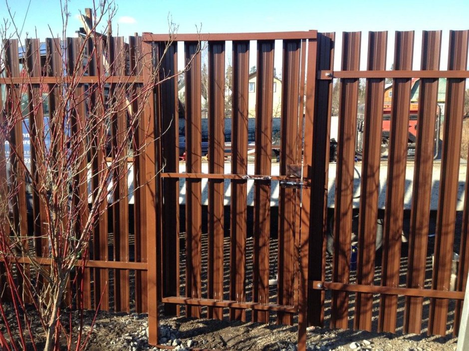 Штакетник Гранд лайн с калиткой