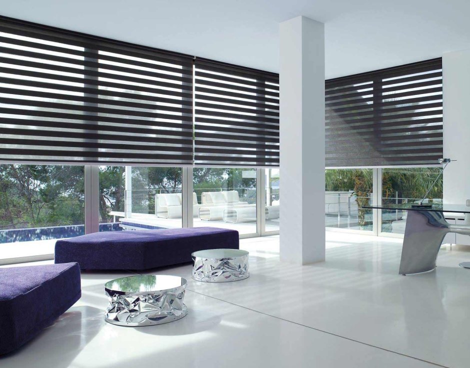 Жалюзи на большие окна