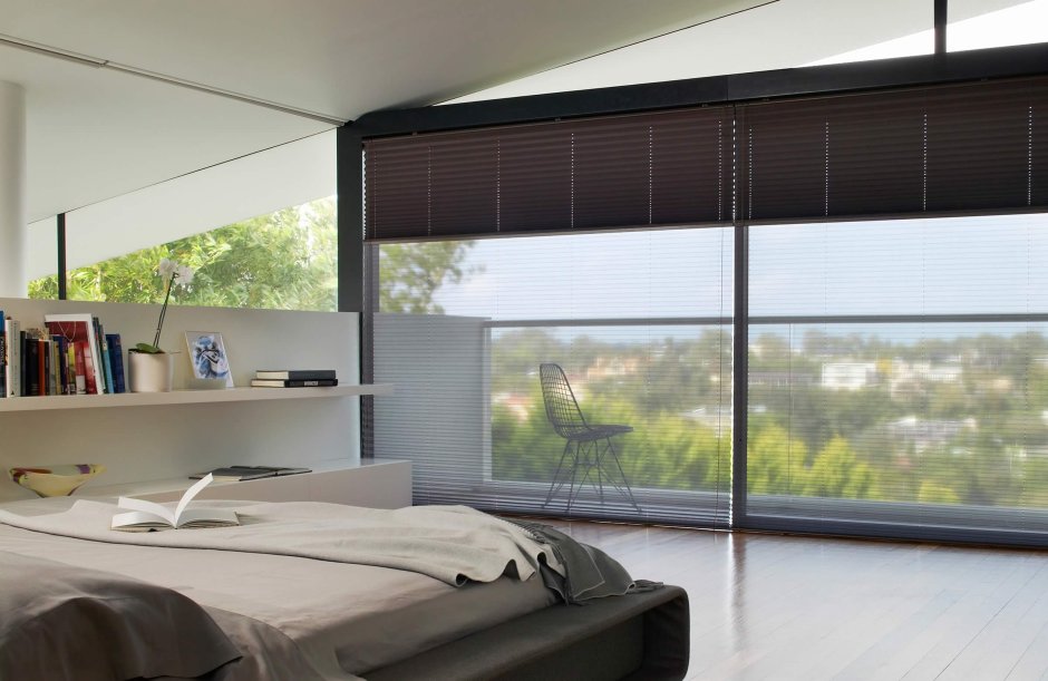 Рулонные шторы на панорамные окна