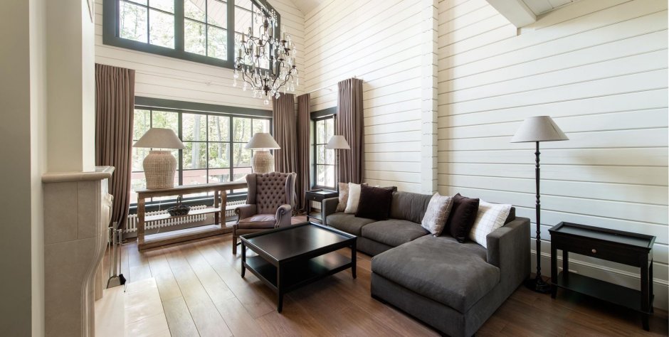 Дом из клееного бруса интерьер