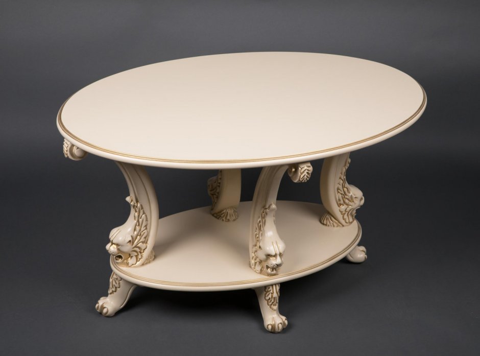 Журнальный столик овальный