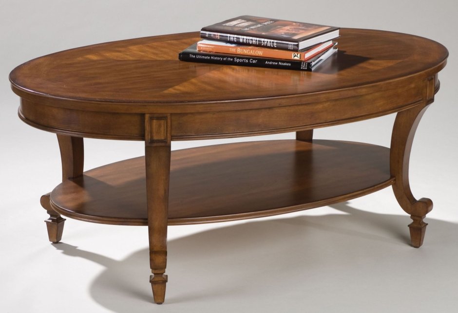 Журнальный столик овальный