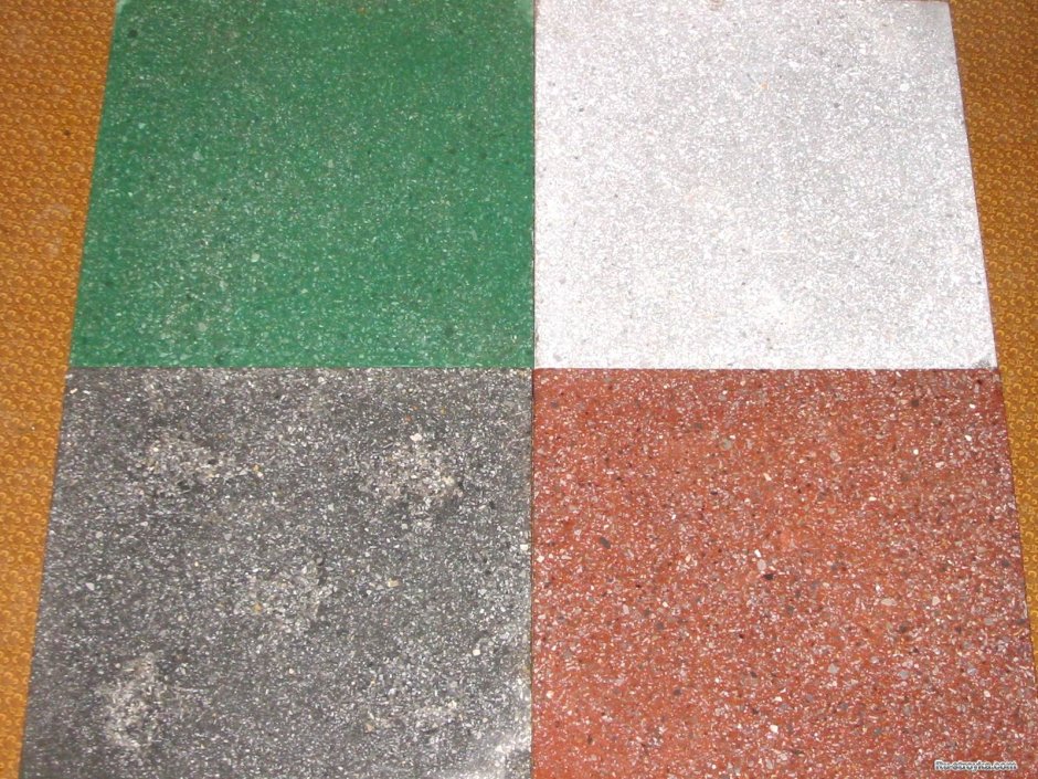 Плита бетонная мозаичная 500х500х35 армированная