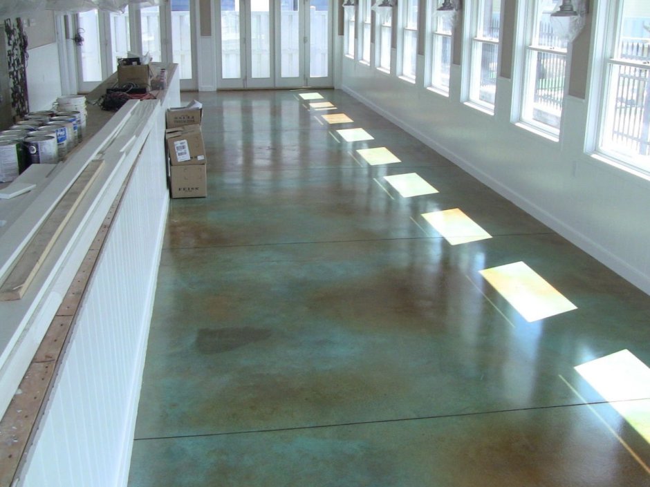 Полимерные полы в школе