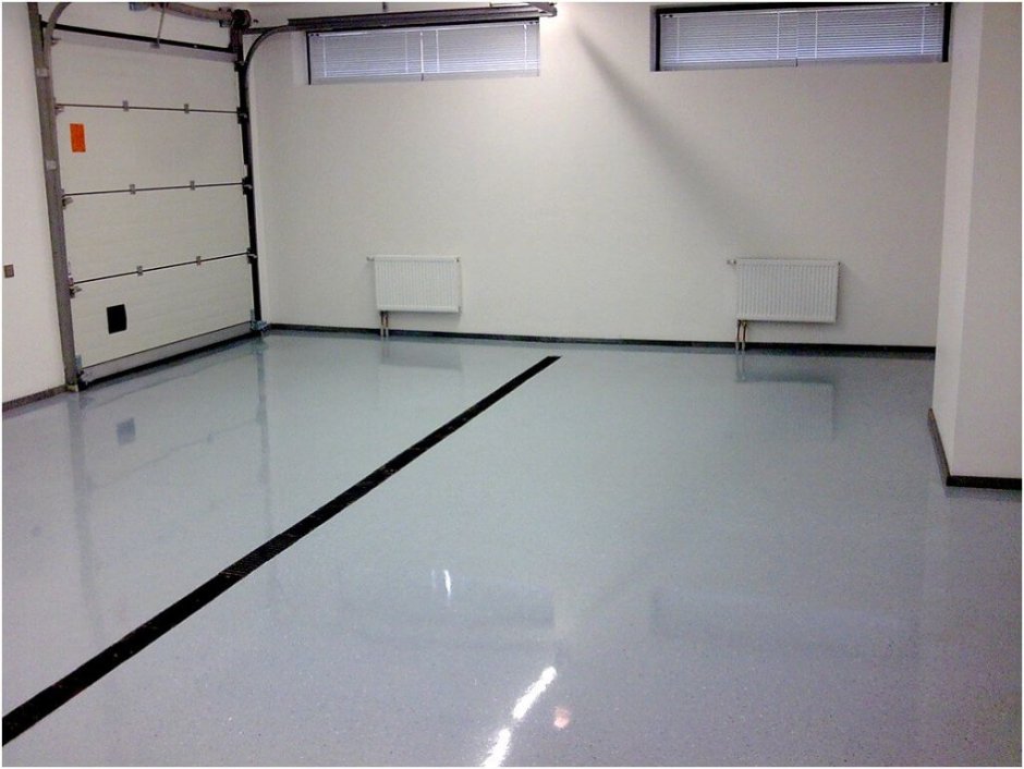 Полимерный пол для гаража