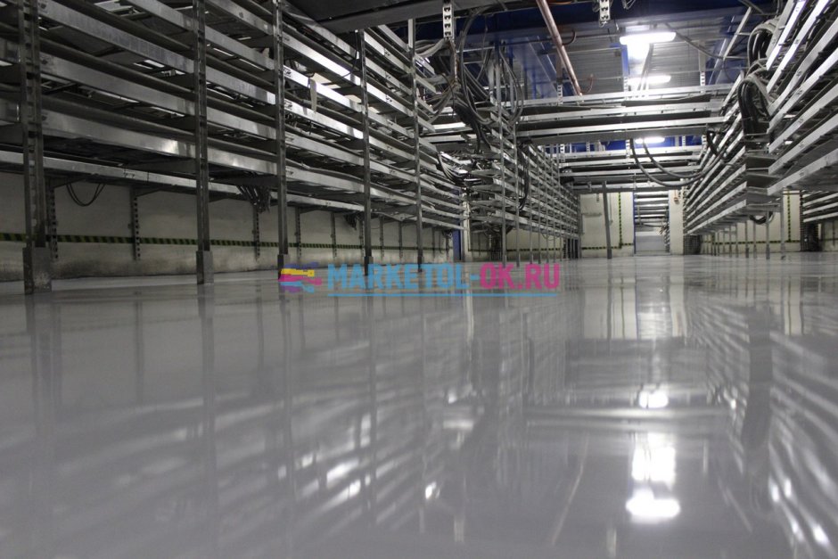 Полимерные полы для производственных помещений