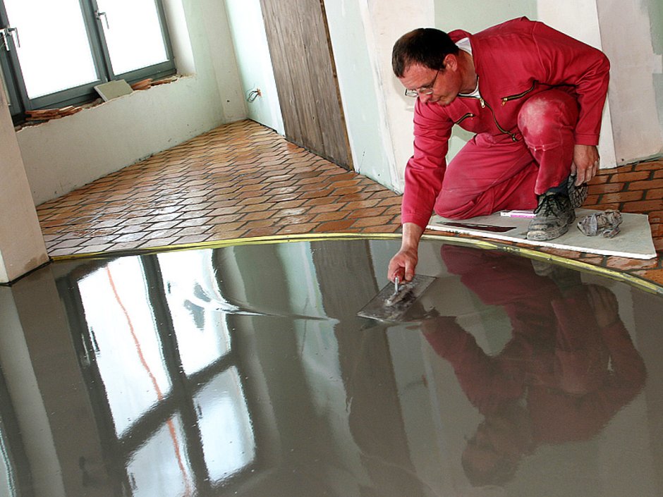Наливной пол Строитель