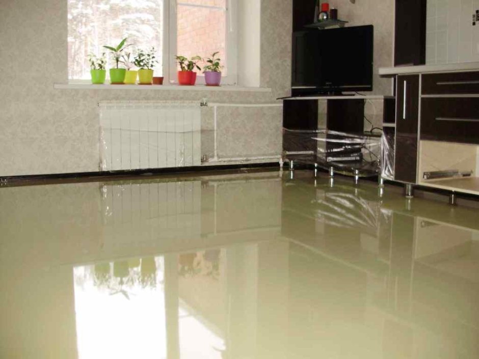 Полимерные полы в квартире