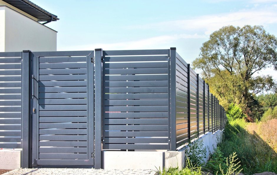 Забор ранчо металлический Алютех