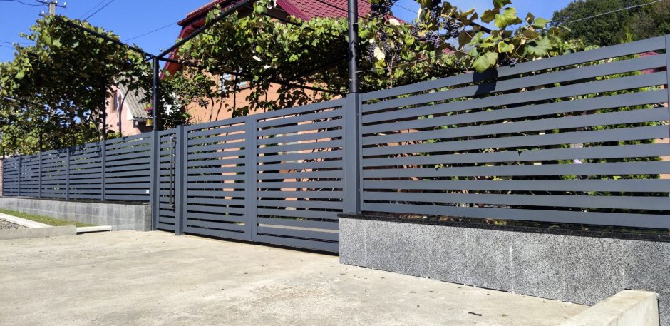 Ширина забора ранчо