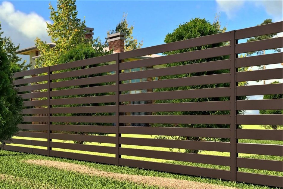 Забор ранчо из ДПК