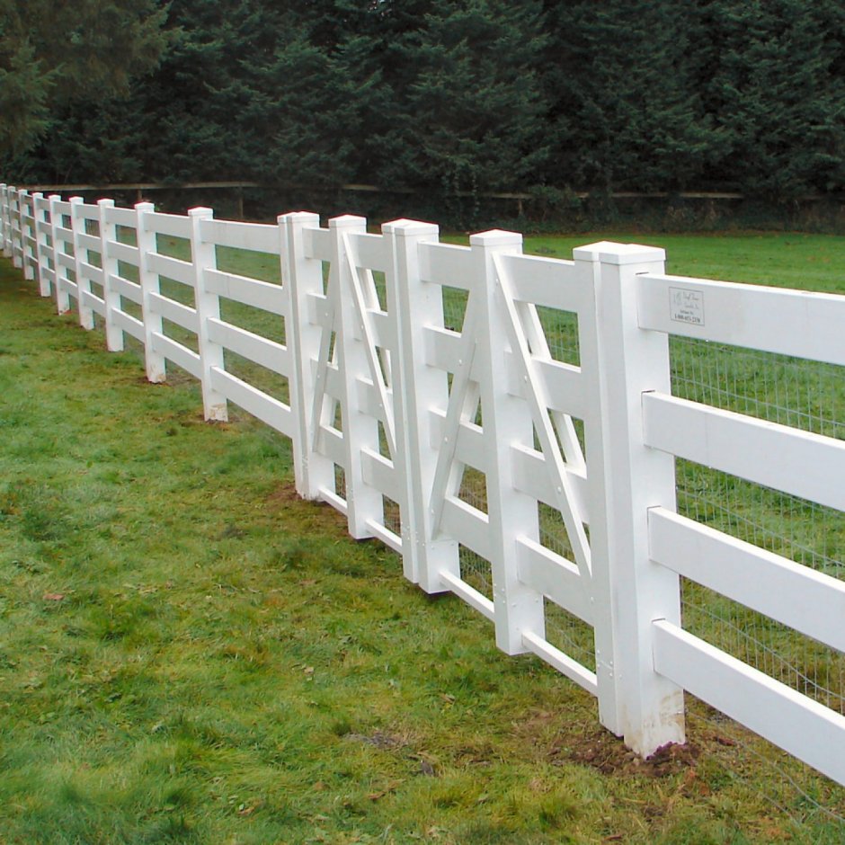 Американские заборы на ранчо