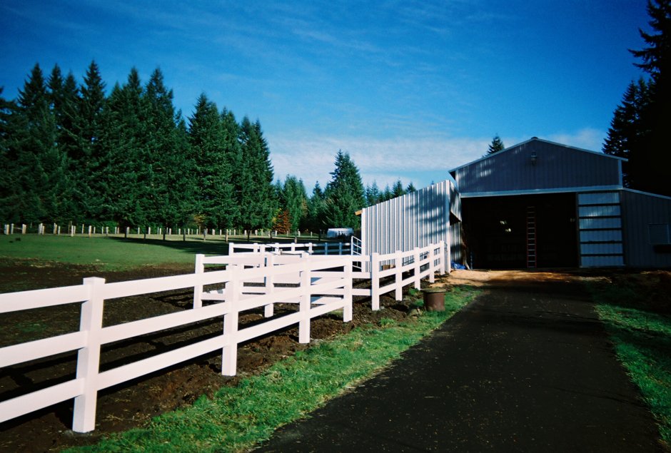 Американские заборы на ранчо