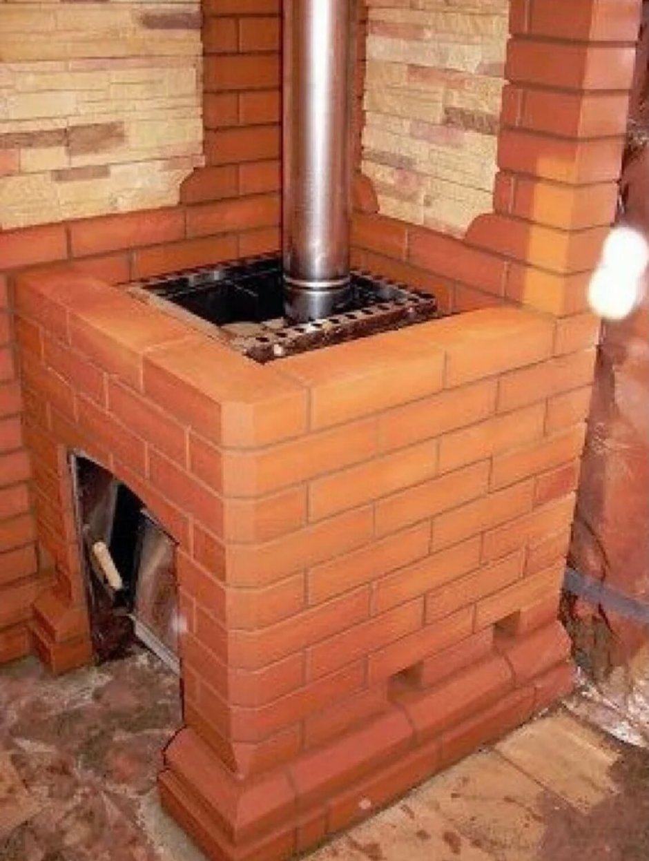 Теплодар 140 обложенный кирпичом