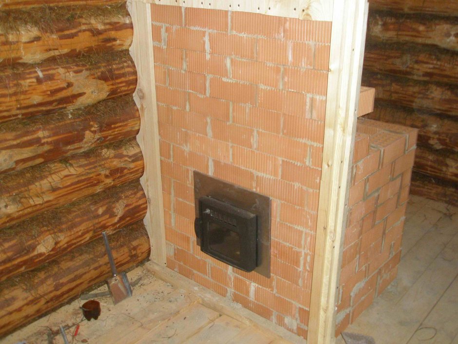 Обкладка печи в бане