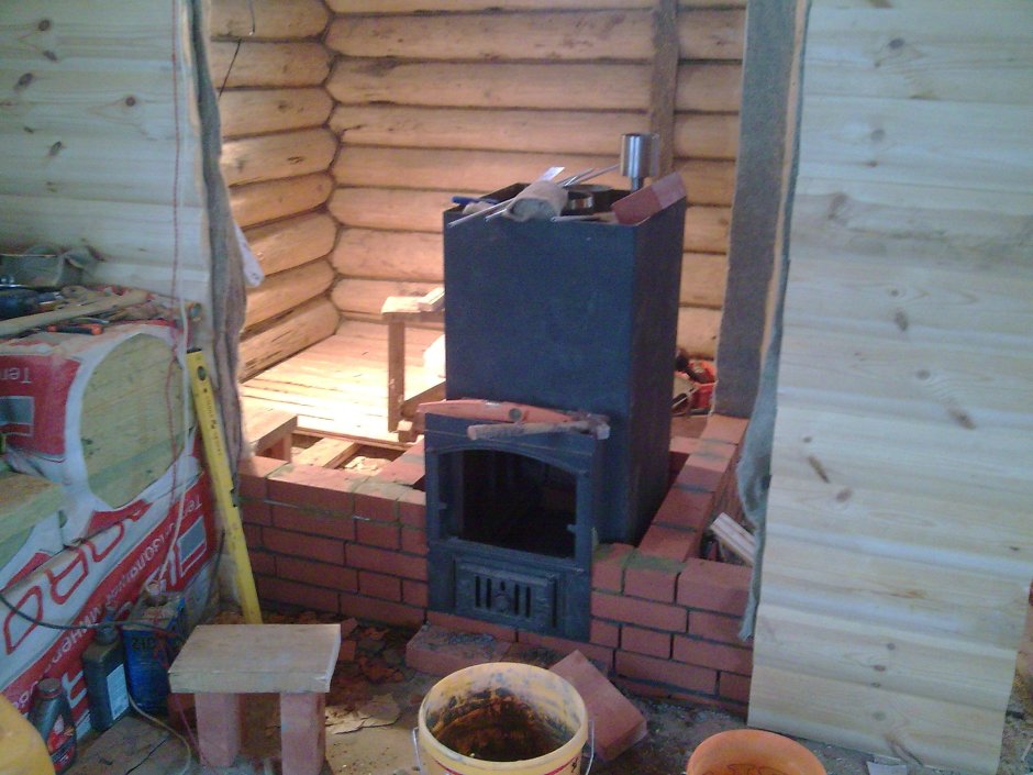 Печь для бани под обкладку кирпичом