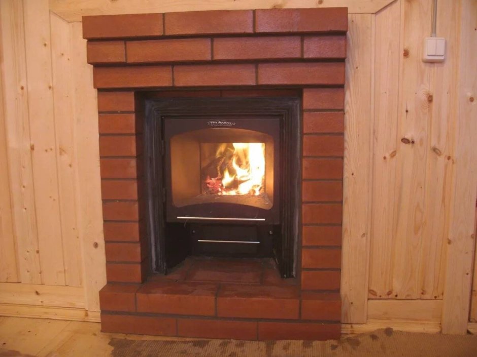 Печь "Ангара №4" с топкой из предбанника