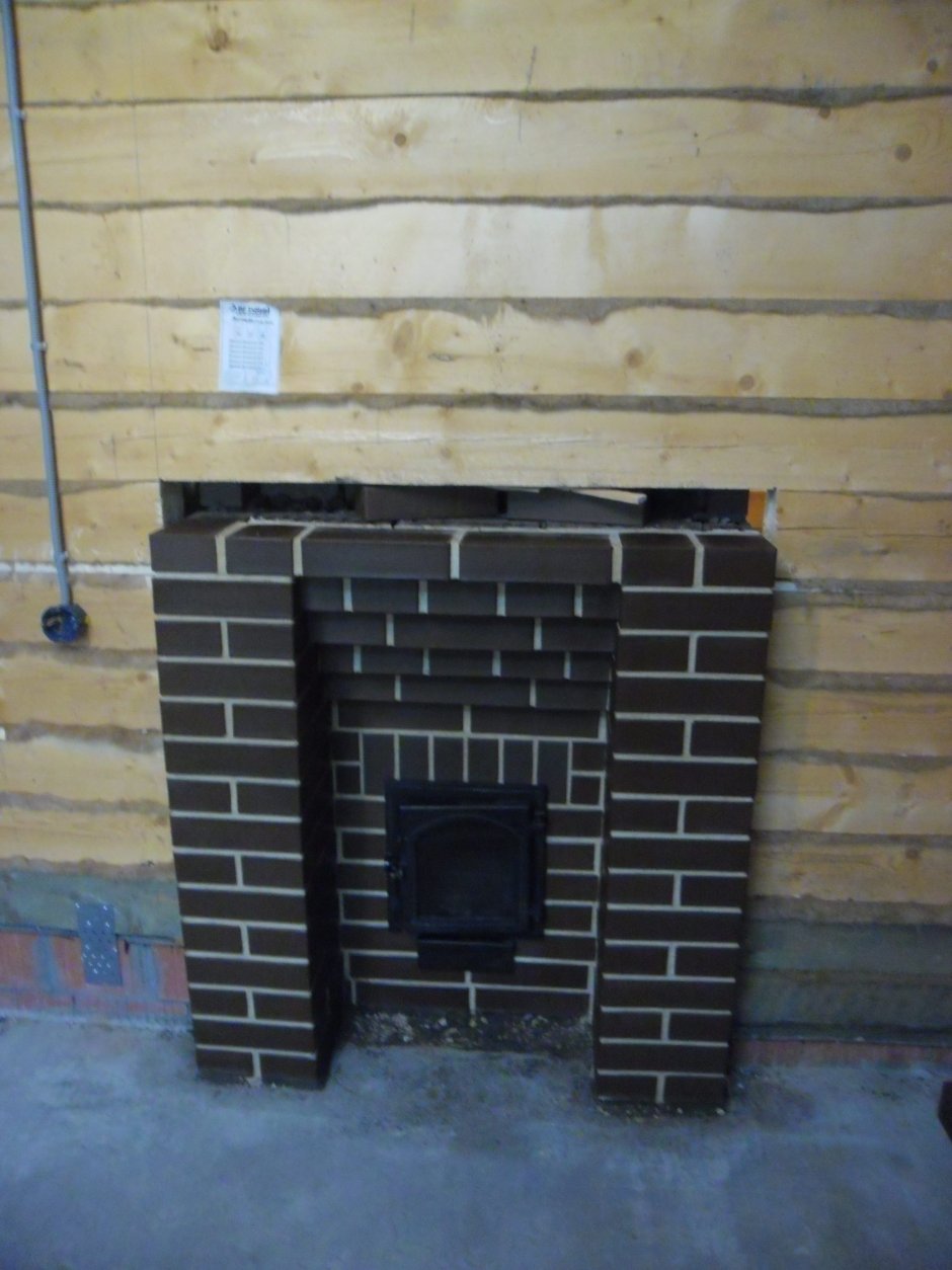 Печь Каменка для бани с топкой из предбанника