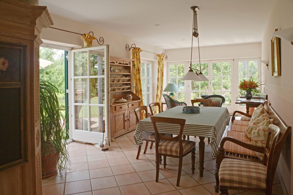 Кантри интерьер