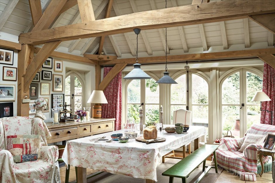 Деревенский стиль в интерьере