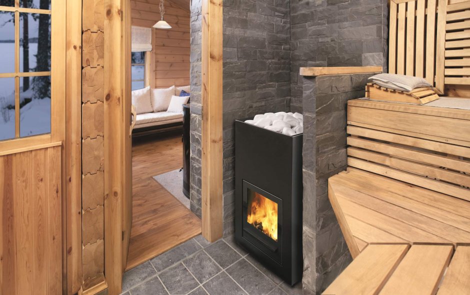 Печь Туликиви в парной