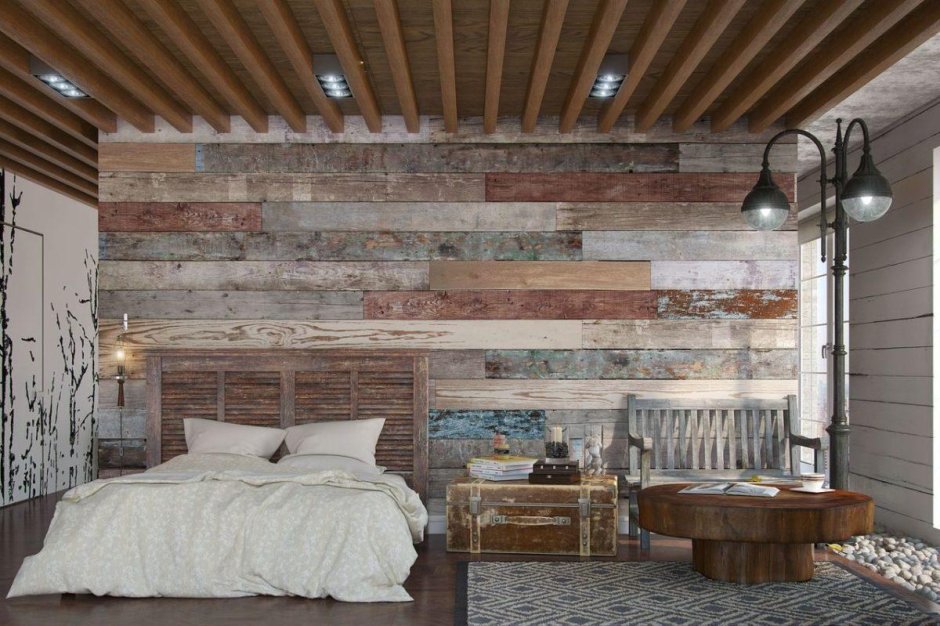 Вагонка в стиле лофт