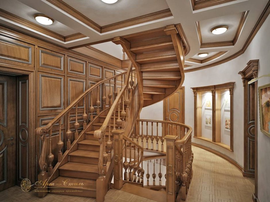 Элитные деревянные лестницы премиум класса