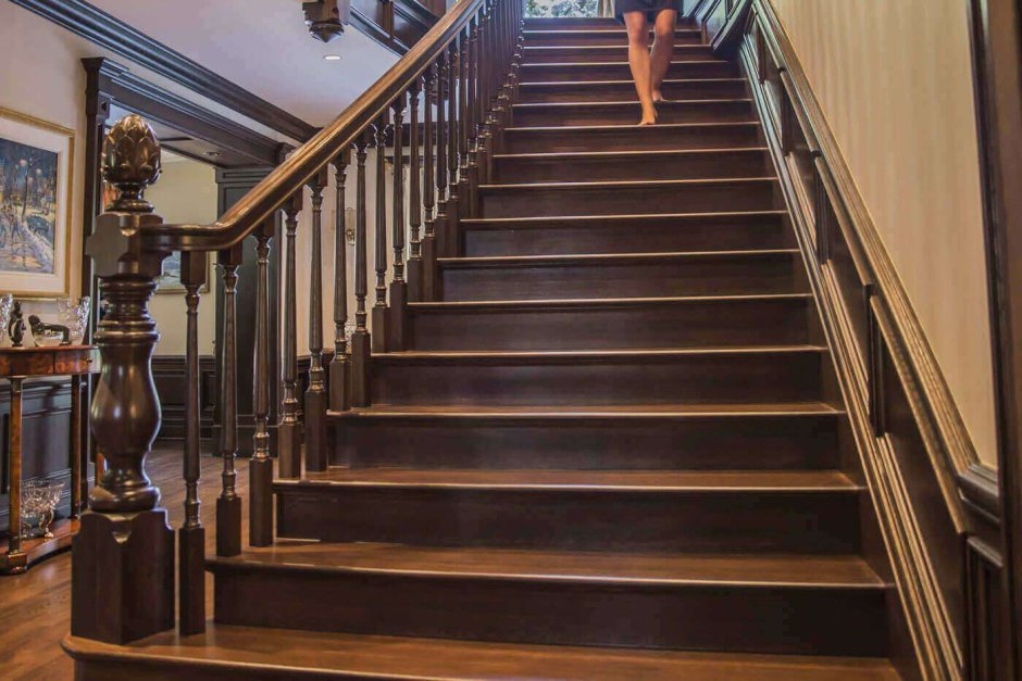 Красивые деревянные лестницы