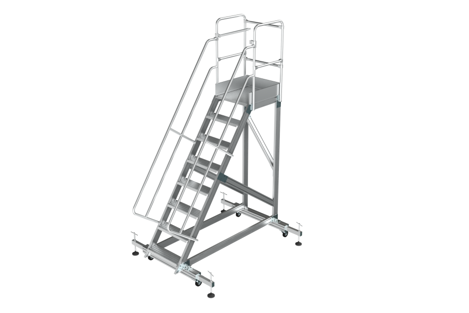 Передвижная лестница с платформой ЛСП-1,0 4 ступени