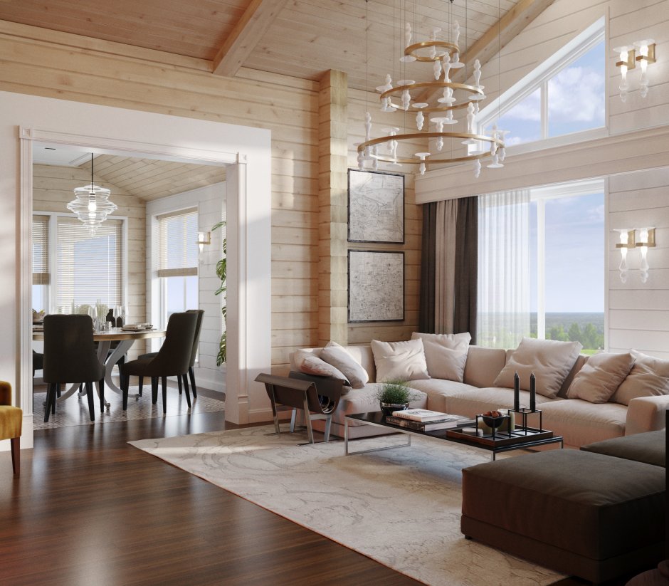 Дом из клееного бруса в Репино