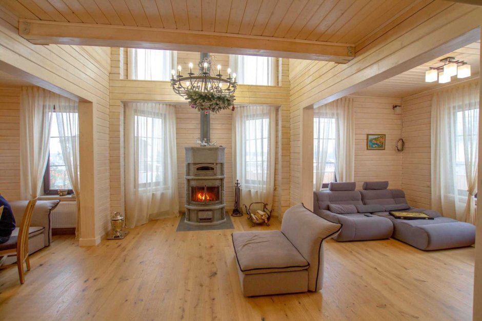 Клееный брус интерьер