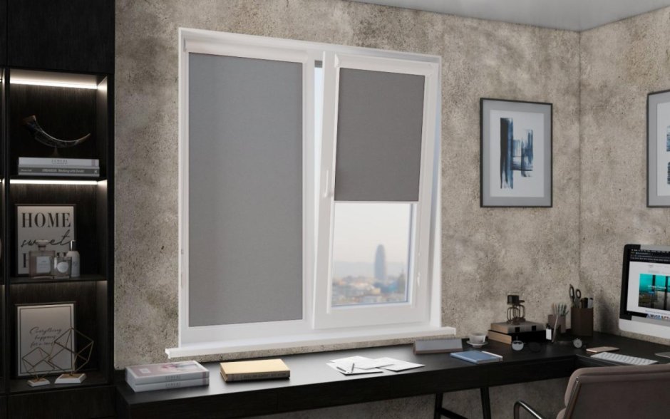 Рулонные шторы MGS Зебра