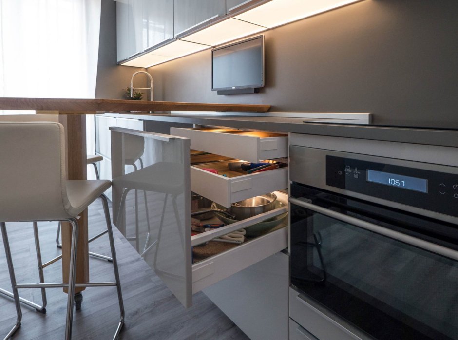 Подсветка внутри кухонных шкафов