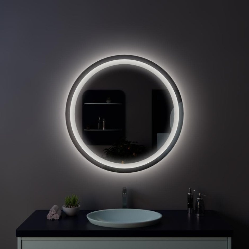 Зеркало 64143 Eclipse Smart 80x80 с подсветкой