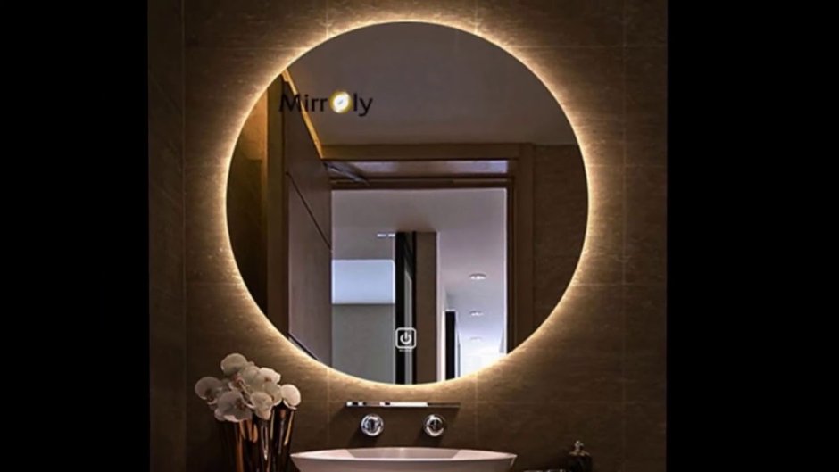 Зеркало с led подсветкой 70x65