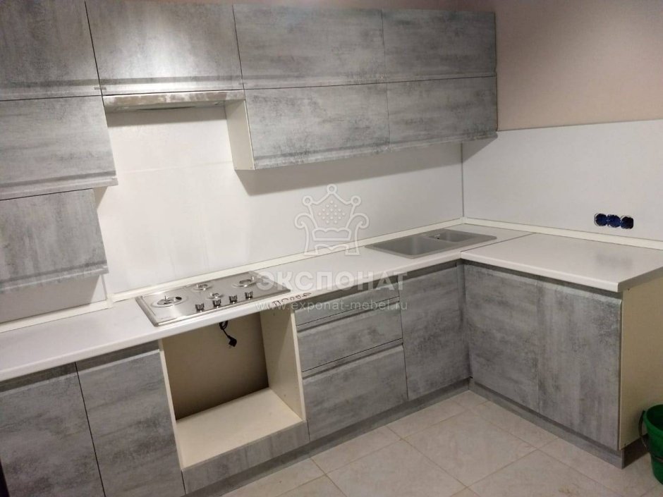 Кухня Бронкс кварц Леко