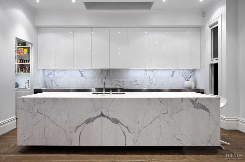 Кухня фасады мрамор