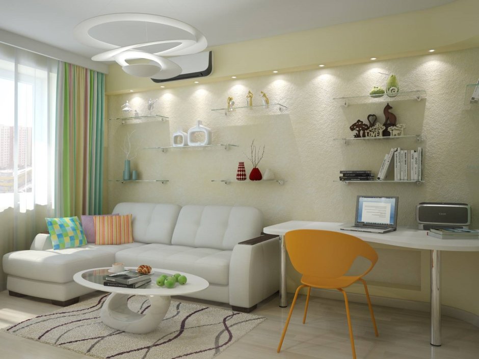 Дизайн комнаты с диваном