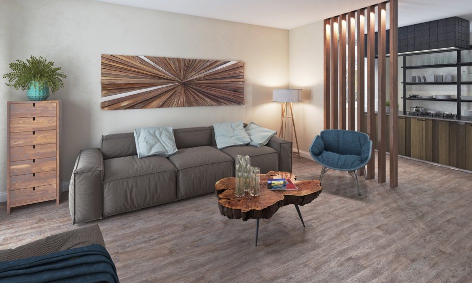 Кварц-виниловая плитка wonderful natural Relief de4372 палисандр