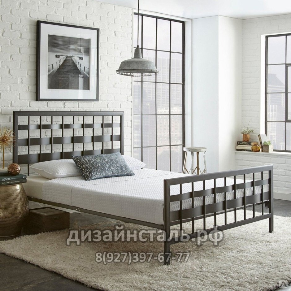 Кровать металлическая 160 200 Дофт размер