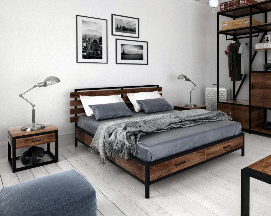 Кровать лофт Райтон