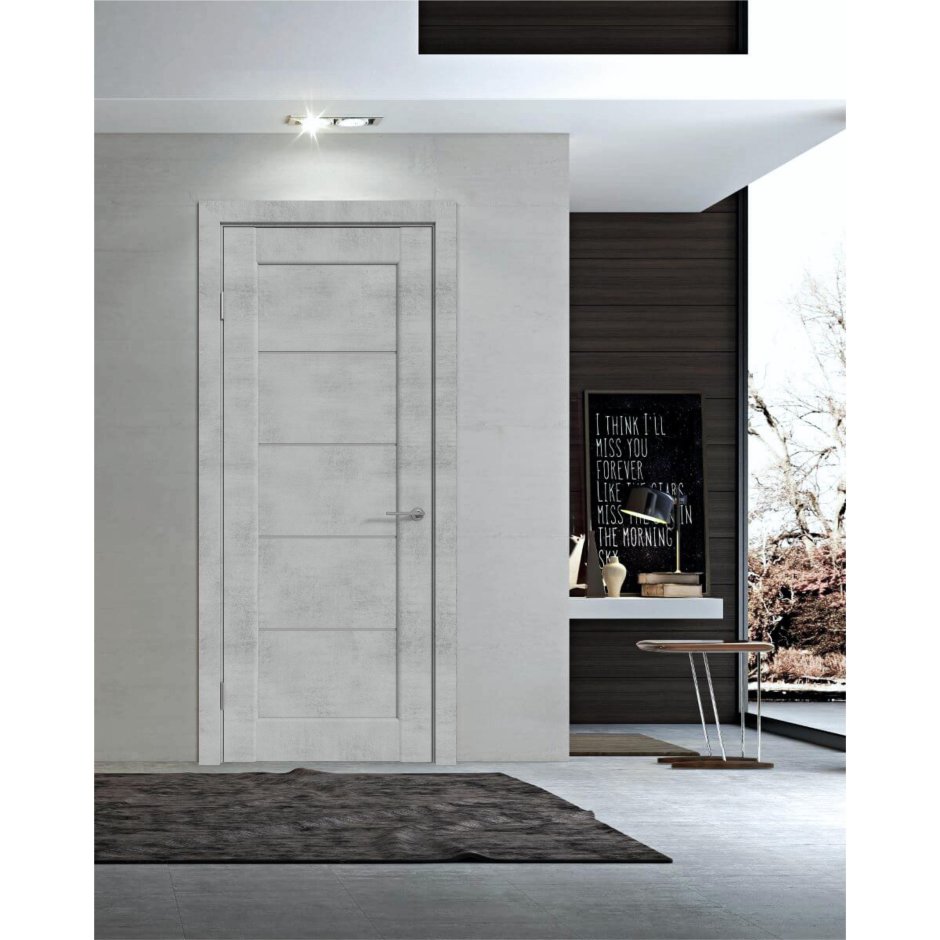 Дверь межкомнатная Сохо остеклённая ПВХ цвет лофт светлый 70x200 см