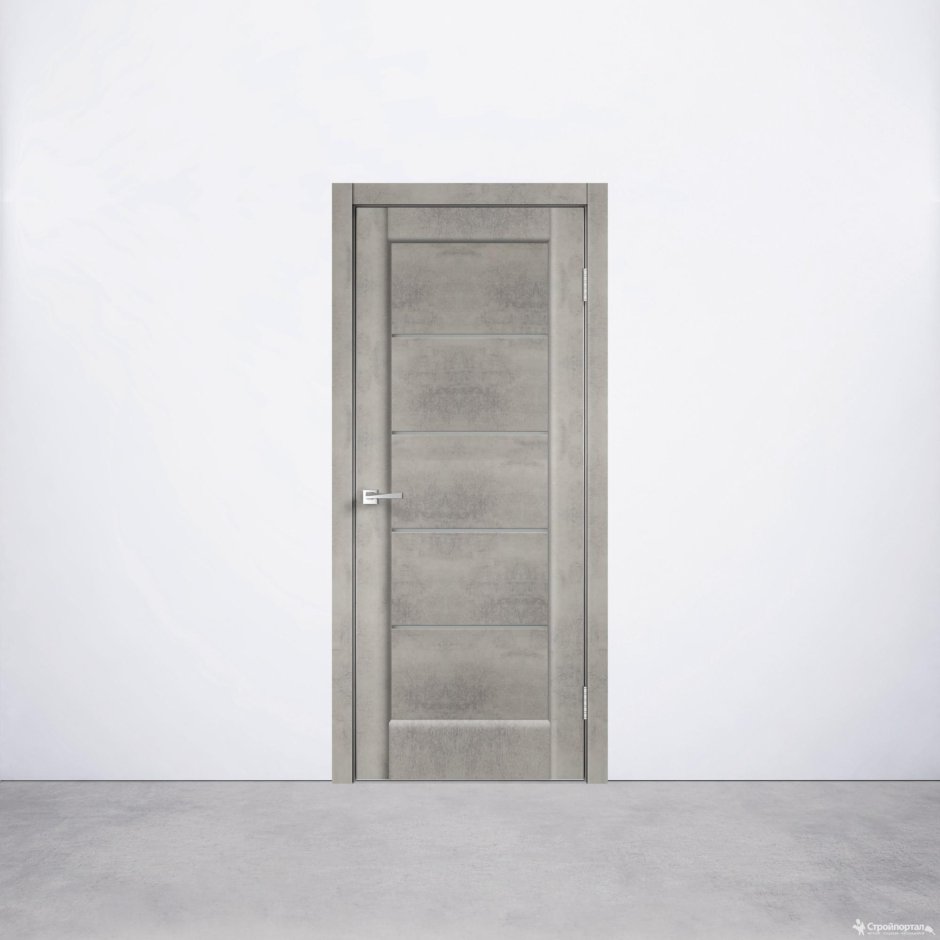 Дверь межкомнатная остекленная Сохо 80x200 см ПВХ цвет лофт светлый