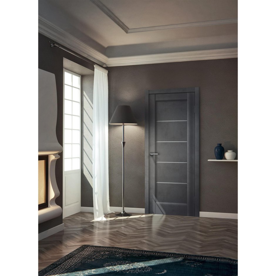 Двери Сохо лофт темный